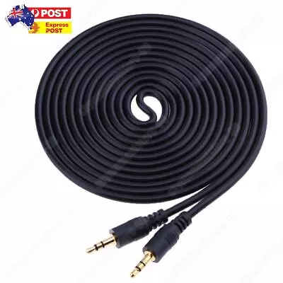 NEW AUX Cable 3.5mm Stereo Audio Extension Male To Male Auxiliary Car Cord(3m) • $7.32