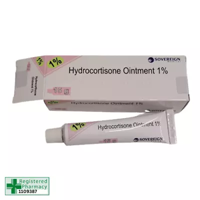 Hydrocortisone Ointment 15g - Swelling Itching Irritated Skin Rash Insect Bites • £8.19