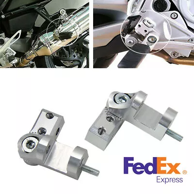 Universal 2X CNC Aluminum Motorcycle Foot Peg Passenger Footpeg Lowering Kit -US • $43.11