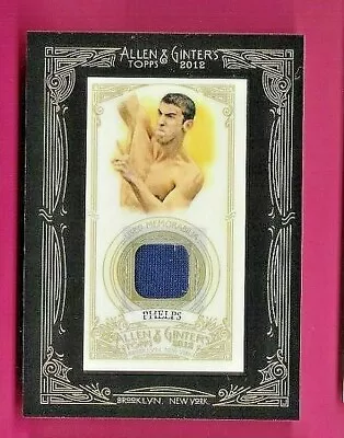 Michael Phelps 2012 Topps Allen & Ginter Framed Mini Relic #agr-mph  Olympics  • $48.95