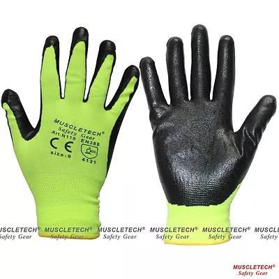 1 Pair Nitrile Foam Safety Work Gloves Mechanic Gloves Multi Purpose Gloves • $1.99