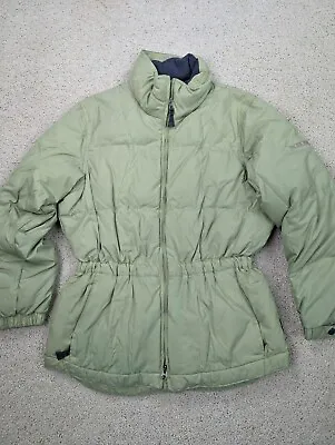 Pacific Trail Jacket Womens Small Green Down Puffer Insulated Lined Zip Coat S • $18.70