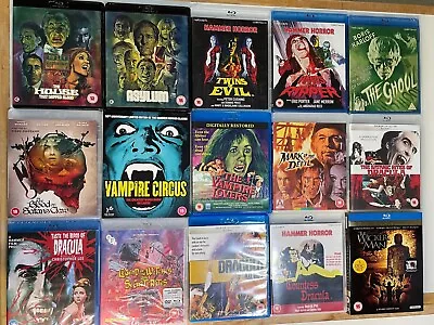 70s Horror Blu Ray Collection Bundle Lot | Hammer Horror + Folk Horror + Occult • £71