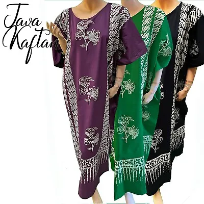 JAVA  Cotton Kaftan Ladies Over Dress Plus Size Extra Large Huge  New • £24.99