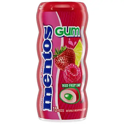 Mentos Red Fruit Lime And Tropical Gum 15 Count • $8.99