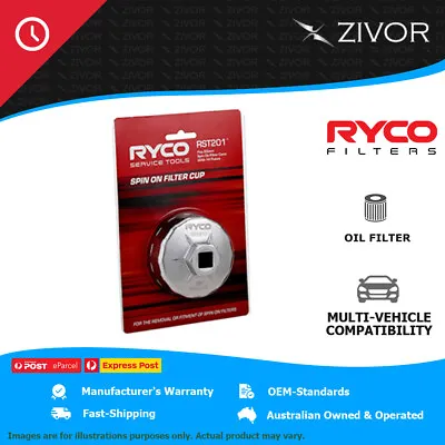 New RYCO Spin On Oil Filter Cup For NISSAN ELGRAND E51 (GREY IMPORT) RST201 • $33.46