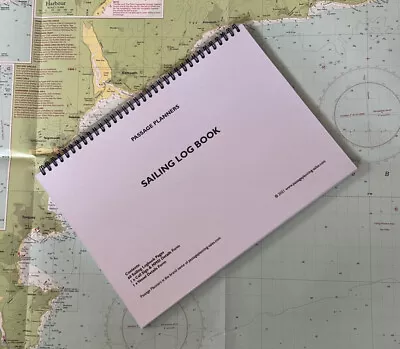 PASSAGE PLANNERS - SAILING YACHT LOG BOOK - Free UK Delivery • £19.50