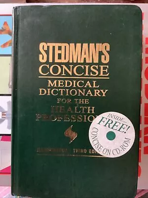 Stedman's Concise Medical Dictionary For The Health Professions 3rd Edition • $6.99
