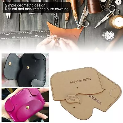 Acrylic Template Coin Purse DIY Hand‑Made Leather Pattern Wallet Mold Craft • $34.63
