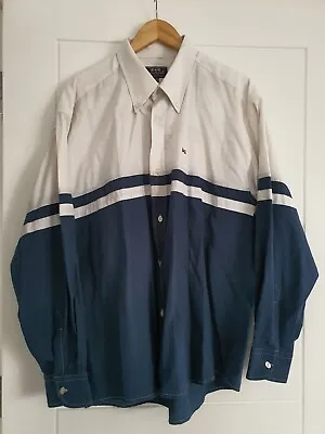 Eden Park Men's Blue & White Shirt Size XL • £20