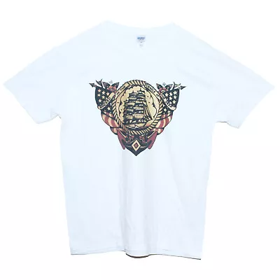 £13 • Buy Nautical Tattoo Anchor Sailor Jerry T Shirt Unisex Short Sleeve Size S-2XL