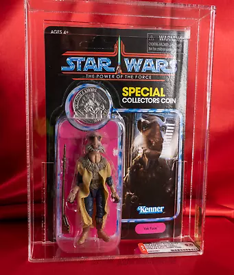 AFA 9.0 (90) Star Wars POTF YAK FACE  Shiny Coin  | HASLAB Sail Barge Exclusive • $1000