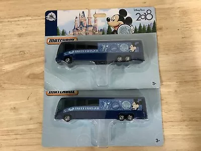 2018 Disney Park Collectible Matchbox Bus Lot Of 2 • $6.50