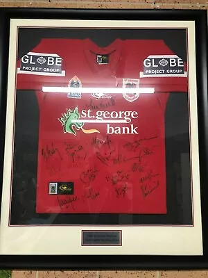 $1100 • Buy St George Illawarra Dragons Rugby League 2005 Signed Heritage Jersey