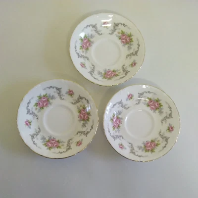 £9.99 • Buy 3 X Royal Albert Tranquillity Saucers Bone China Vintage