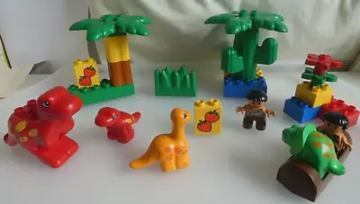 £19.99 • Buy LEGO Duplo Dino Bundle With 2 Cavemen Figures & 4 Dinosaurs - Set 2601 Part 2803