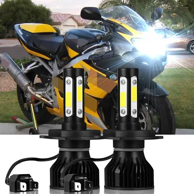 High Power HID LED Headlight H4 Bulbs Lights For Suzuki GSXR 600 750 1997-2003 • $23.39