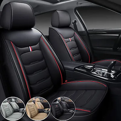 For Ford Mustang Car Seat Covers Leather Full Set Cushion Pad Mat -2 Front Seats • $59.99