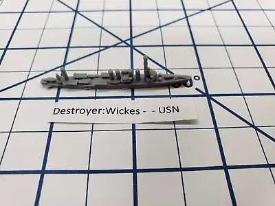 Destroyer - Wickes Class USN - 1/2400 Resin • $3.50