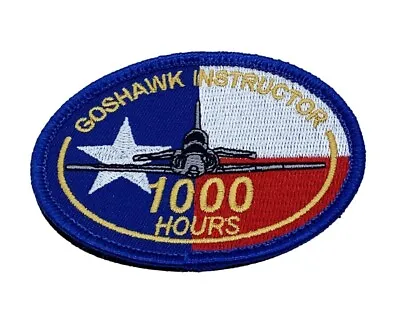 T-45 Goshawk 1000 Hours Instructor Patch – With Hook And Loop • $13.99