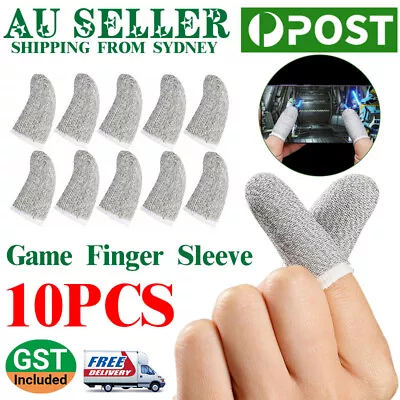 $5.95 • Buy 10 Pcs Mobile Finger Sleeve Touch Screen Game Controller Sweatproof Gloves