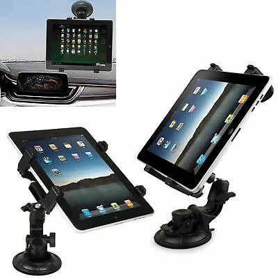 Universal In Car Windscreen Suction Mount Holder For IPad Tablet 7  To 11  • £9.99