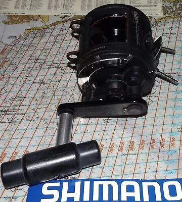 SHIMANO TRITON TLD-20 LEVER-DRAG CONVENTIONAL FISHING REEL R/H W/ CUSTOM HANDLE • $124.99