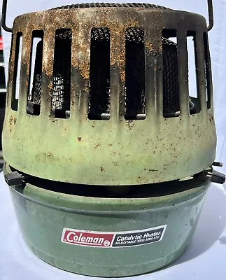 Vintage Coleman Catalytic Heater Untested 7/75 Hunting Camping Collectible 513A • $0.99