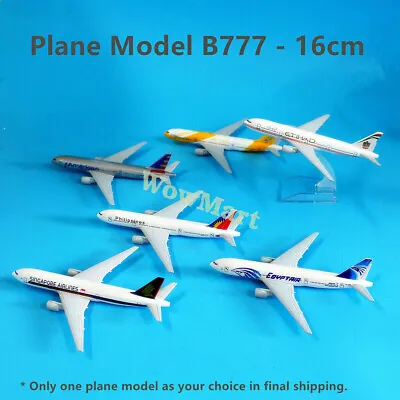 $22.95 • Buy Quality Alloy Metal Boeing 777 Plane Model Various Airlines Collection 16cm