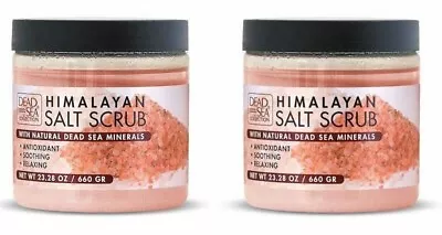 2 Dead Sea Collection HIMALAYAN  Salt Scrub W/ Dead Sea Salts & Aromatic Oil Top • $22.75