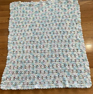 $15.20 • Buy Baby Afghan Handmade Crochet