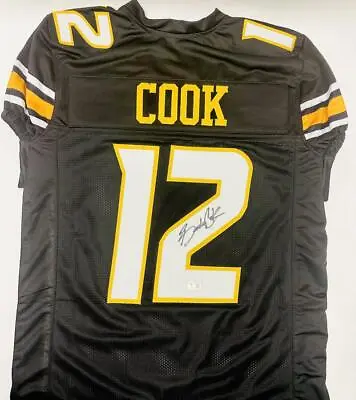 Brady Cook Signed Custom Game Cut Jersey Missouri Tigers Mizzou Autograph Bask10 • $143.99