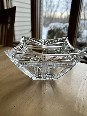 Marquis By Waterford Square 5 3/4” Crystal Bowl - Odyssey - Perfect Condition • $14
