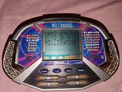 £6.59 • Buy Who Wants To Be A Millionaire Hand Held Electronic Game Tiger Electronics Tested