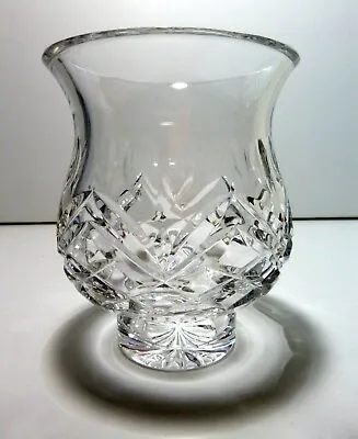 *EXCELLENT* Waterford Crystal WITH LOVE (2000-2003) Hurricane Lamp 5 1/8  • $29.98