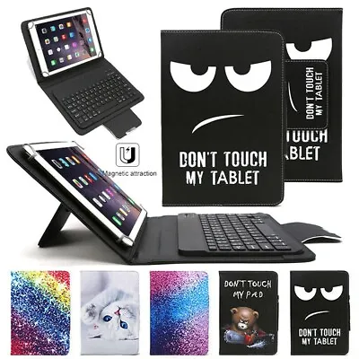 For Amazon Kindle Fire 7 HD 8 10 Tablet 2021 Keyboard Printed Leather Case Cover • $18.99