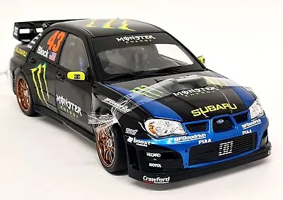 Sunstar 1/18 Subaru Impreza WRC06 Ken Block Gymkhana 2008 Diecast Rally Car • £139.99