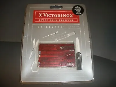 NEW Victorinox SwissCard  Swiss Army Knife Equipped 10 Functions (068) • $36