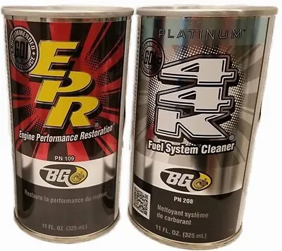 BG 44K PLATINUM Fuel System Clean PN208 EPR ENGINE PERFORMANCE PN109 NEW • $36