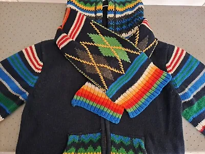 Baby Gap Cotton Hoody Jacket And Matching Scarf Age 5 - Great Condition. • £3.75