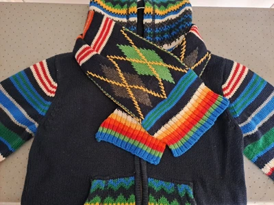 Baby Gap Cotton Hoody Jacket And Matching Scarf Age 5 - Great Condition. • £3.75