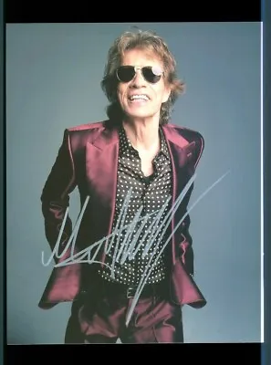 Mick Jagger - The Rolling Stones Autographed Original 8x10 Photo LOA TTM • $169.90