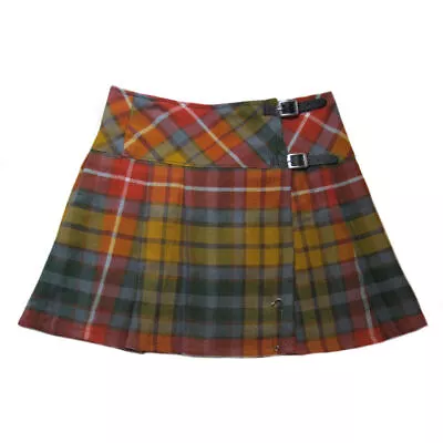 Tartanista 20   - 51cm  Antique Buchanan Pleated Wraparound Kilt Skirt • $24.80