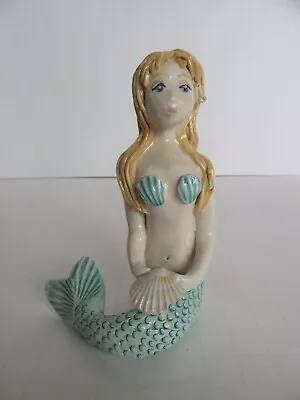 Vintage La Brecque Ceramic Mermaid Figurine • $15.11