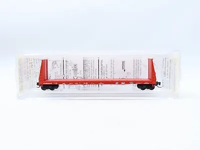 Z Micro-Trains MTL #52700031 CP Canadian Pacific 60' Bulkhead Flat Car #317137 • $21.95