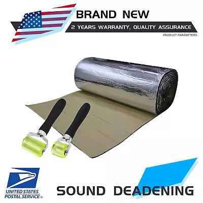 Automotive Sound Deadener & Thermal Heat Insulation Eliminate Noise 65 Ft² • $100.26