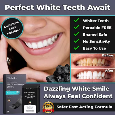 $11.95 • Buy New Premium Teeth Whitening Strips Safe White Tooth Clean Bleach Dental Strength