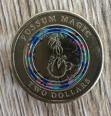 Australian Two Dollar $2 Coin - 2017 - Possum Magic Sad & Invisible Hush • £4.03