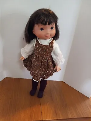 Fisher Price 16  MY FRIEND Jenny Doll 1979 Brown Dress - Missing Hat Shoes • $15.99