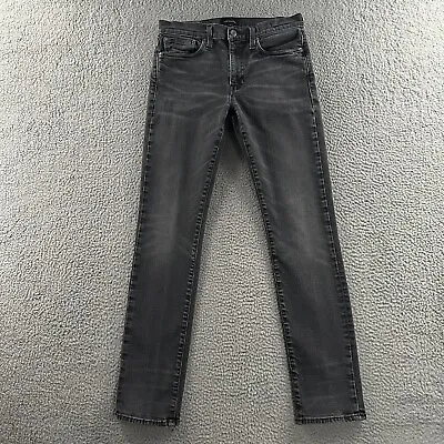 J.Crew Mens Jeans Black Size 30x32 484 Denim Skinny Stretch Cotton Blend • $24.49